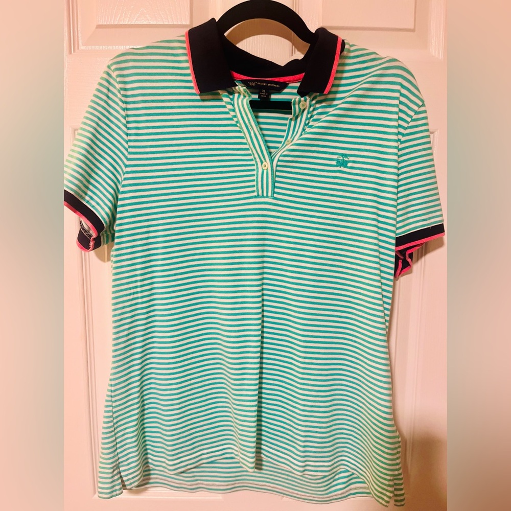 Brooks Brothers Pique 346 Womens Performance Polo Shirt XL